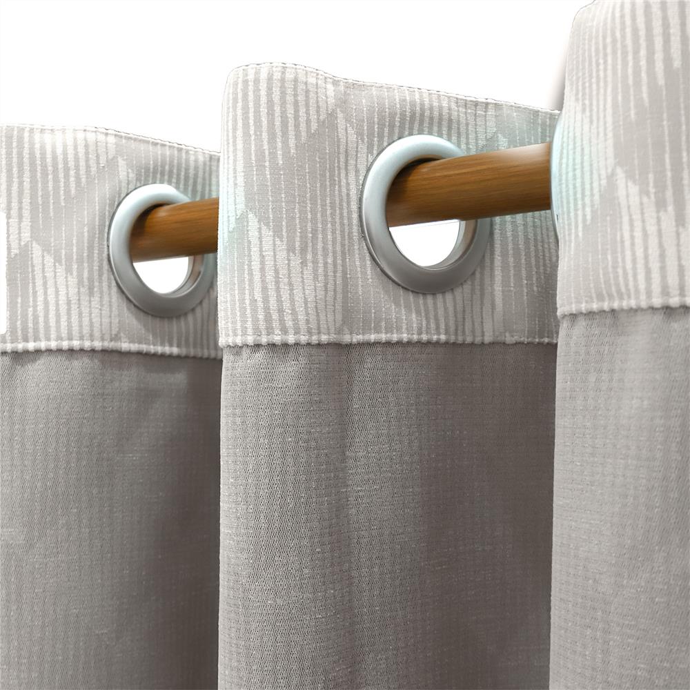 ผ้าม่าน EYELET BENETTA GANESH UV 270X160 ซม. สีเทา