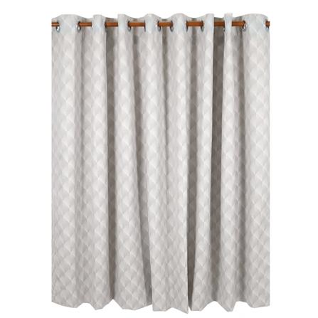 ผ้าม่าน EYELET BENETTA GANESH UV 270X160 ซม. สีเทา_1