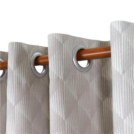 ผ้าม่าน EYELET BENETTA GANESH UV 270X160 ซม. สีเทา_2