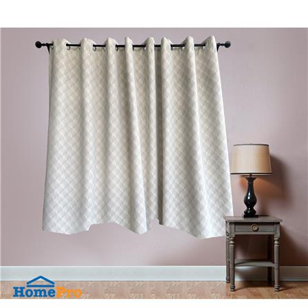 ผ้าม่าน EYELET BENETTA GANESH UV 270X160 ซม. สีเทา_6