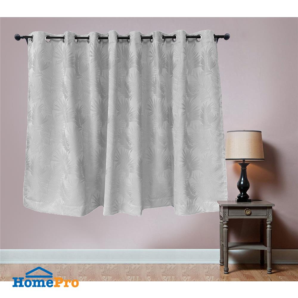 ผ้าม่าน EYELET BENETTA IRA UV 270X160 ซม. สีเทา