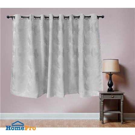 ผ้าม่าน EYELET BENETTA IRA UV 270X160 ซม. สีเทา_3