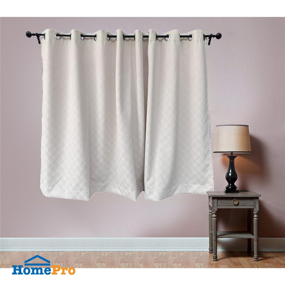 ผ้าม่าน EYELET BENETTA GANESH UV 270X160 ซม. สีครีม