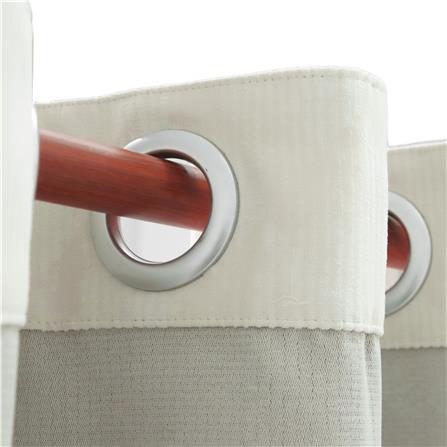 ผ้าม่าน EYELET BENETTA GANESH UV 270X160 ซม. สีครีม_4