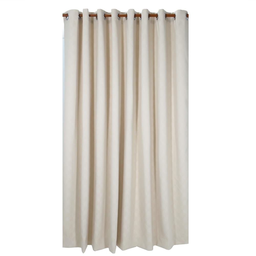 ผ้าม่าน EYELET BENETTA GANESH UV 270X220 ซม. สีครีม_0