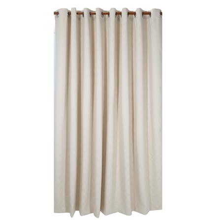 ผ้าม่าน EYELET BENETTA GANESH UV 270X220 ซม. สีครีม_1