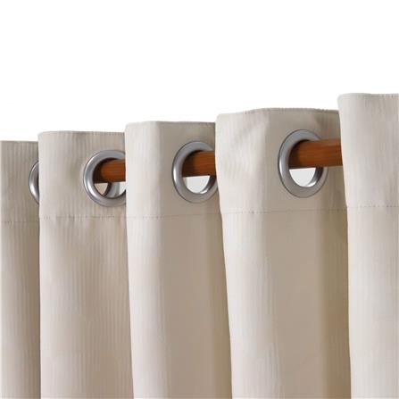 ผ้าม่าน EYELET BENETTA GANESH UV 270X220 ซม. สีครีม_2