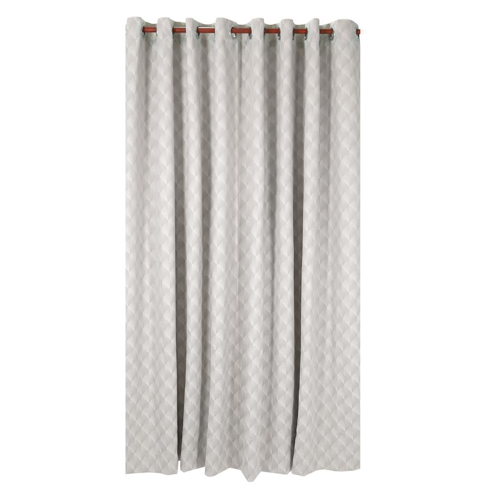 ผ้าม่าน EYELET BENETTA GANESH UV 270X220 ซม. สีเทา_0