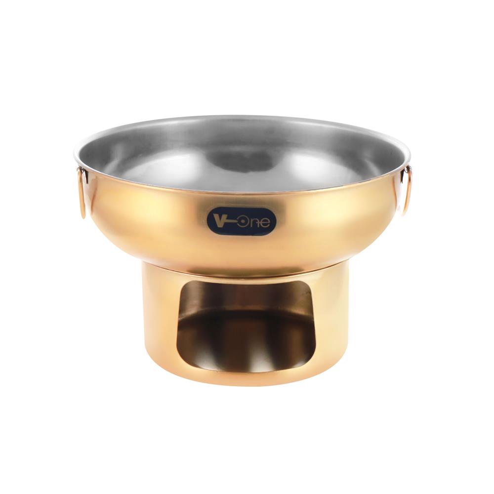 หม้อไฟ 18 ซม. V-ONE สีทอง