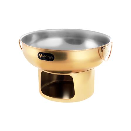 หม้อไฟ 18 ซม. V-ONE สีทอง_0