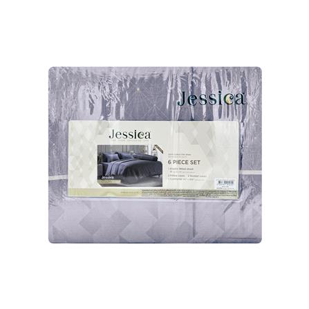 ชุดผ้าปูที่นอน 6 ฟุต 6 ชิ้น JESSICA COTTON SILK SHINE 20254-C1068_3