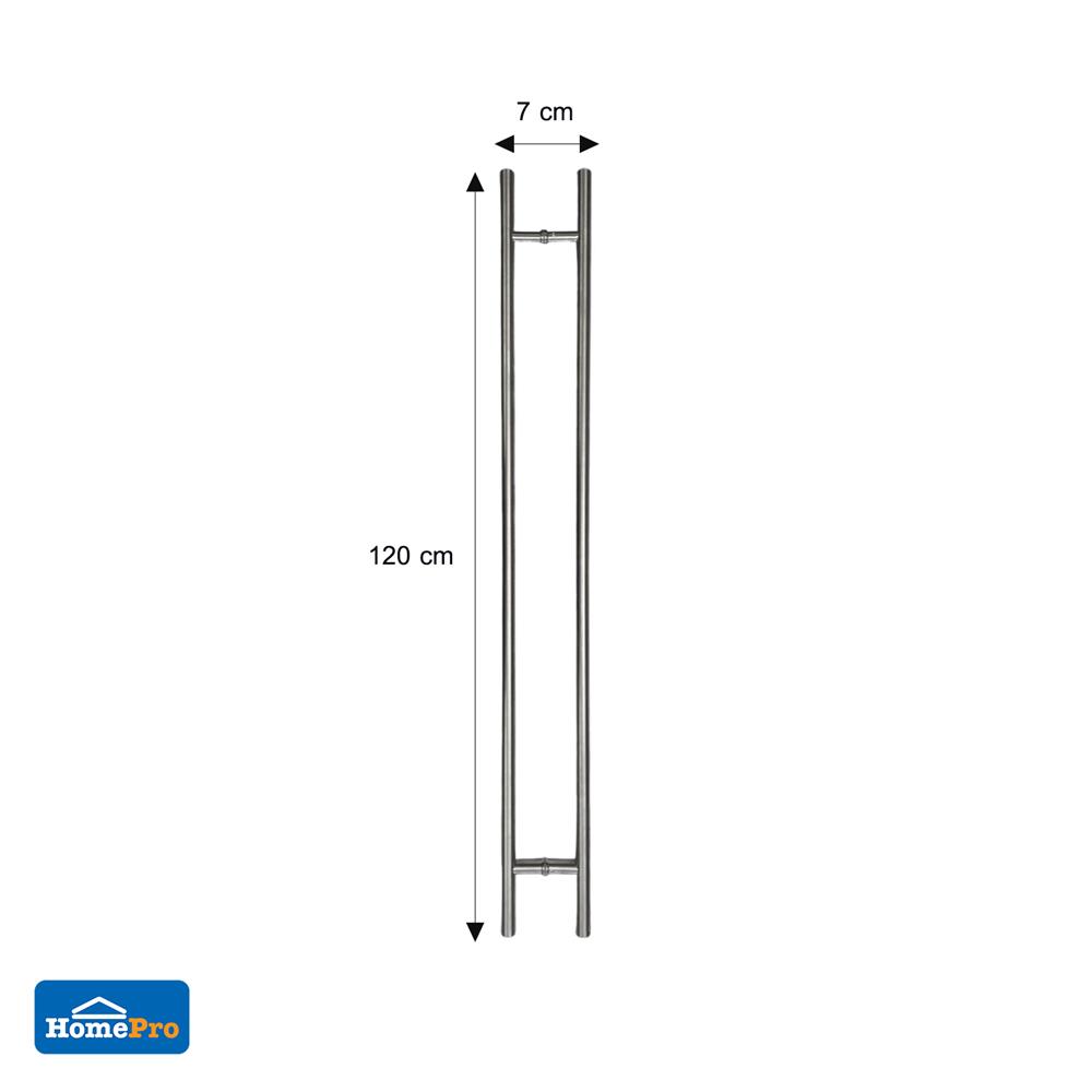 มือจับแบบดึงประตู AZLE PH002-1200 48 นิ้ว สีสเตนเลส