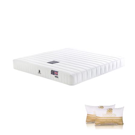ที่นอน 6 ฟุต DUNLOPILLO WISDOM  พร้อมหมอนหนุน 2 ชิ้น_0