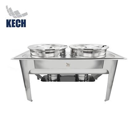 ชุดหม้ออุ่นซุปกลม 2 ใบ พร้อมขาตั้ง KECH_1