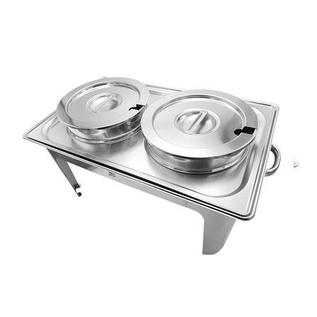 ชุดหม้ออุ่นซุปกลม 2 ใบ พร้อมขาตั้ง KECH_3