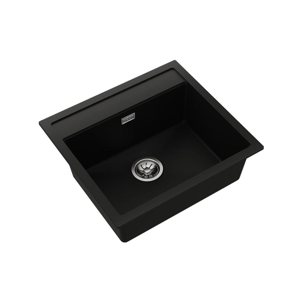 ซิงค์ฝัง 1 หลุม TEKA LOTUS60 B-TG1B BK MATT สีดำ