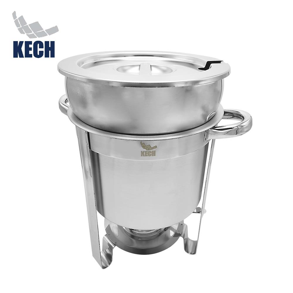 ชุดหม้ออุ่นซุปกลมพร้อมขาตั้ง 7 ลิตร KECH_1