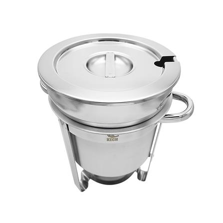 ชุดหม้ออุ่นซุปกลมพร้อมขาตั้ง 7 ลิตร KECH_2