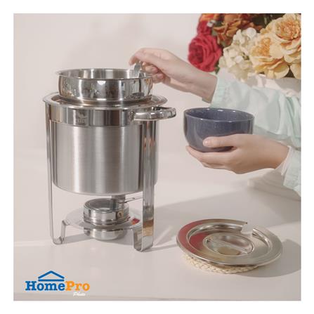 ชุดหม้ออุ่นซุปกลมพร้อมขาตั้ง 7 ลิตร KECH_4