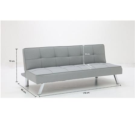 โซฟาเบด KONCEPT LODER 19222906 สีเทาอ่อน_7