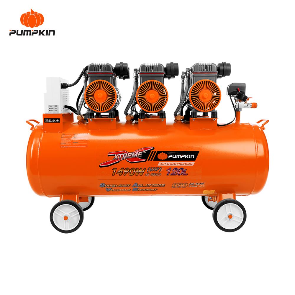 ปั๊มลม OIL FREE PUMPKIN PTT-X6HP120 6 แรงม้า 120 ลิตร
