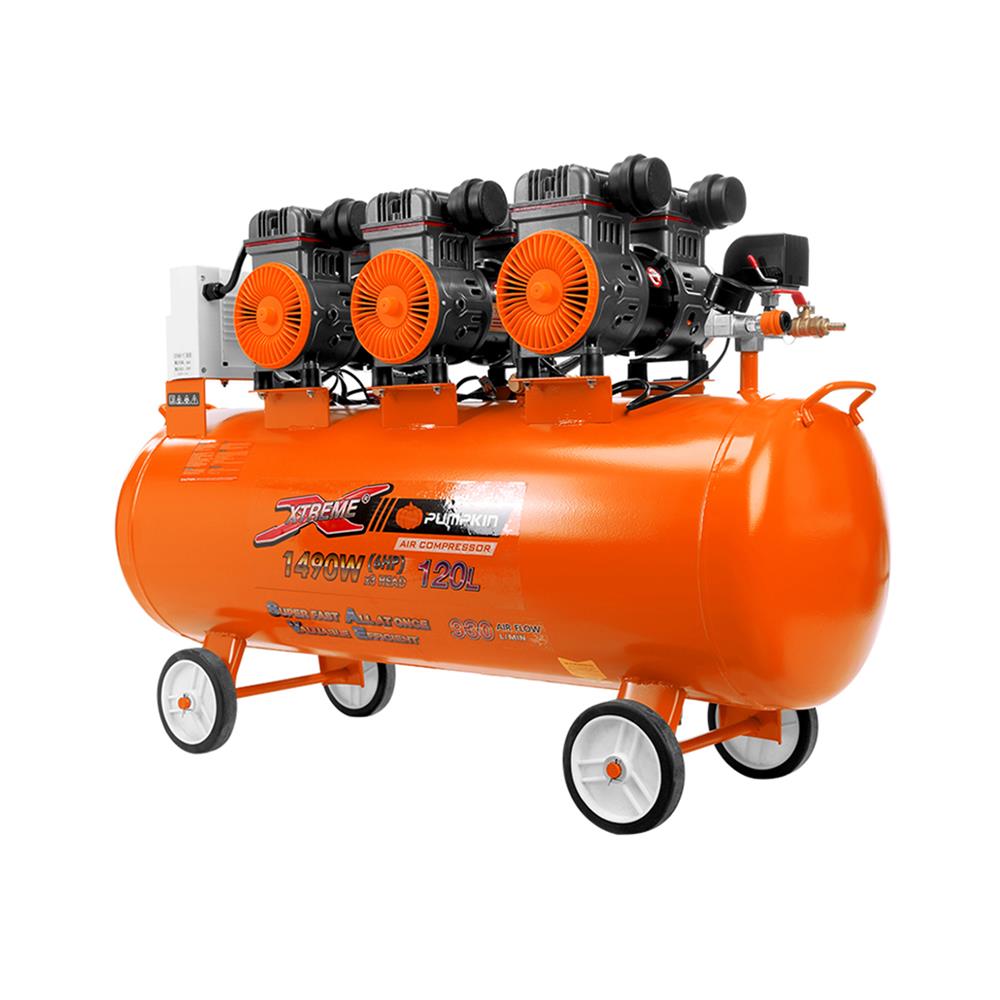 ปั๊มลม OIL FREE PUMPKIN PTT-X6HP120 6 แรงม้า 120 ลิตร