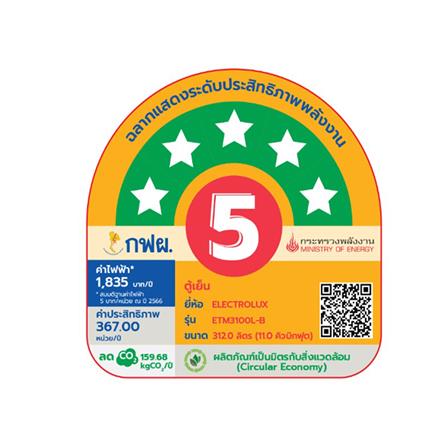 ตู้เย็น 2 ประตู ELECTROLUX ETM3100L-B 11 คิว สีดำ_4