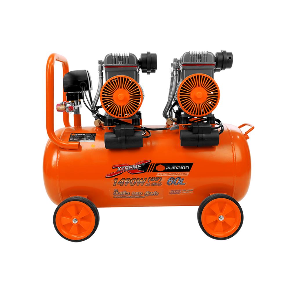 ปั๊มลม OIL FREE PUMPKIN PTT-X4HP60 4 แรงม้า 60 ลิตร