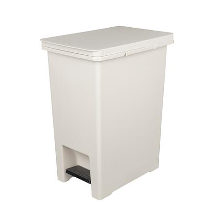 ถังขยะเหยียบเหลี่ยม SEAGULL 20 ลิตร สีเบจ_0