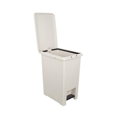 ถังขยะเหยียบเหลี่ยม SEAGULL 20 ลิตร สีเบจ_2