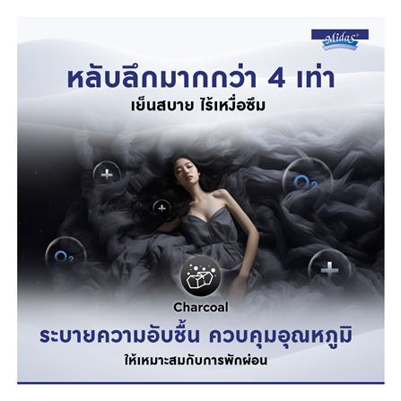 ที่นอน 6 ฟุต MIDAS MINA I พร้อมหมอนหนุน 2 ชิ้น_6