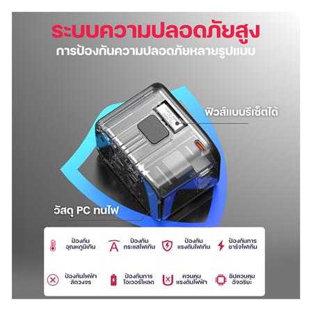 ปลั๊กแปลง 4 IN 1 UNIVERSAL 1 USB 4 TYPE C MOOV TA06 สีดำ_10