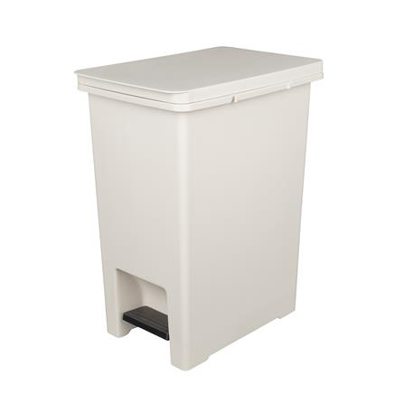 ถังขยะเหยียบเหลี่ยม SEAGULL 10 ลิตร สีเบจ_0