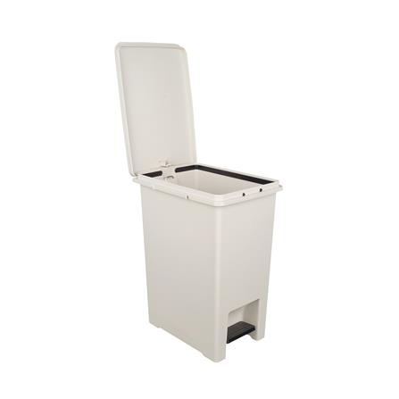 ถังขยะเหยียบเหลี่ยม SEAGULL 10 ลิตร สีเบจ_2