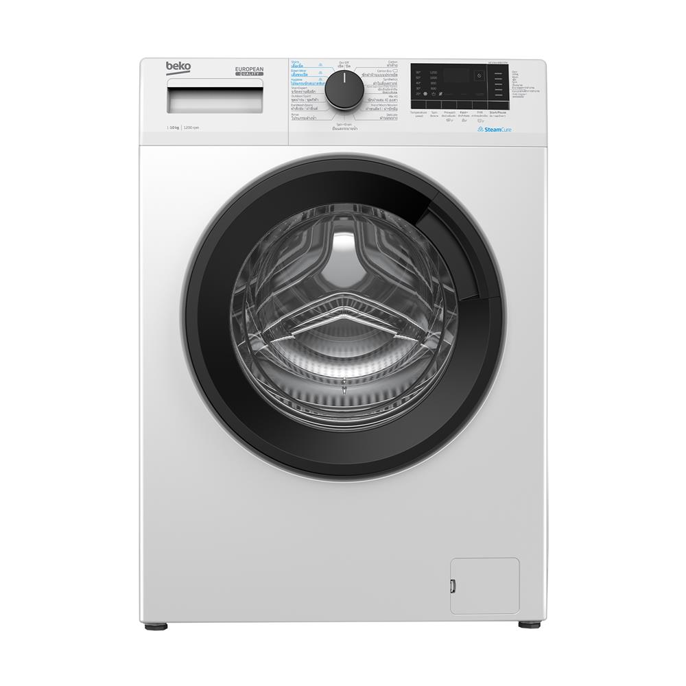 เครื่องซักผ้าฝาหน้า BEKO WCV9614XBOSTW 9 กก. 1200 RPM อินเวอร์เตอร์ สีขาว