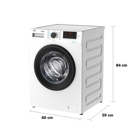 เครื่องซักผ้าฝาหน้า BEKO WCV9614XBOSTW 9 กก. 1200 RPM อินเวอร์เตอร์ สีขาว_4