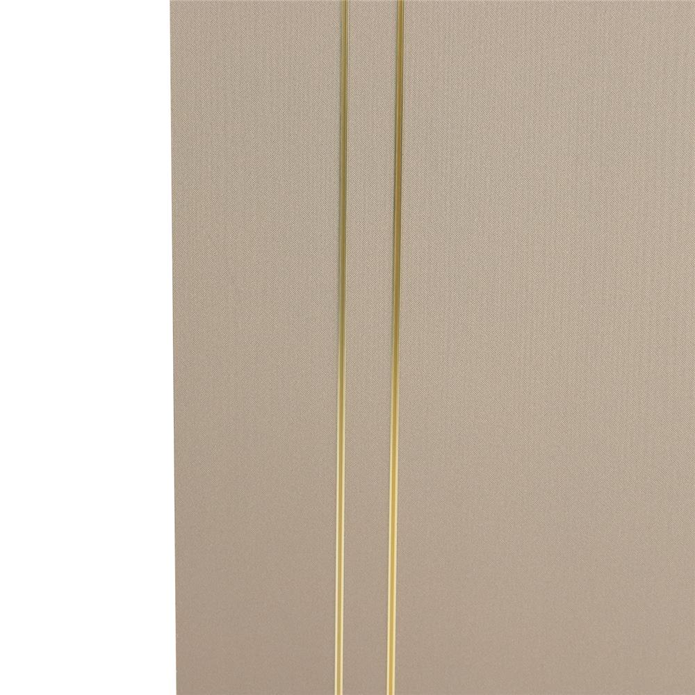 ประตูภายในเมลามีน AZLE ร่องอะลูมิเนียม 80X200 ซม. สีบีช ไม่เจาะลูกบิด