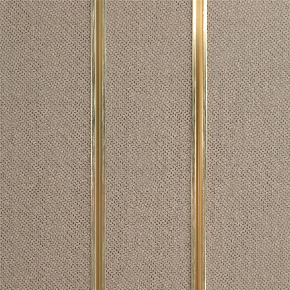 ประตูภายในเมลามีน AZLE ร่องอะลูมิเนียม 80X200 ซม. สีบีช ไม่เจาะลูกบิด