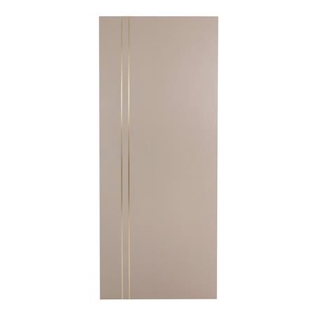 ประตูภายในเมลามีน AZLE ร่องอะลูมิเนียม 80X200 ซม. สีบีช ไม่เจาะลูกบิด_0