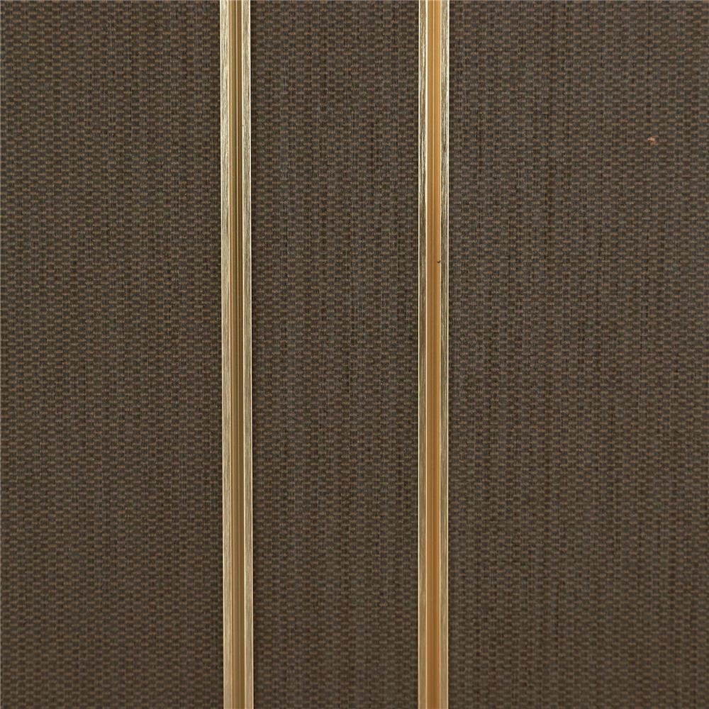 ประตูภายในเมลามีน AZLE ร่องอะลูมิเนียม 80X200 ซม. สีโอ๊ค ไม่เจาะลูกบิด