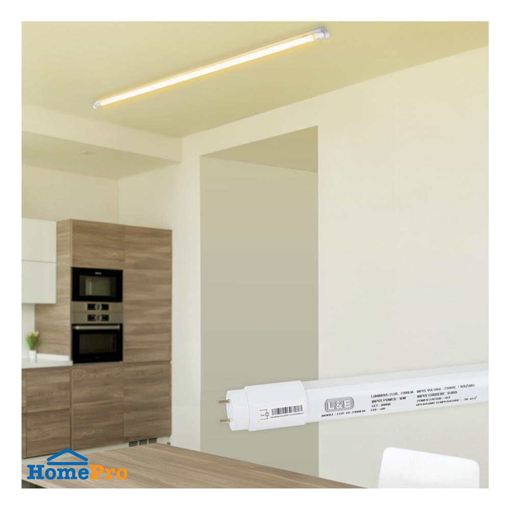 หลอด LED L&E T8 PREMIUM SE 16 วัตต์ WARM WHITE G13