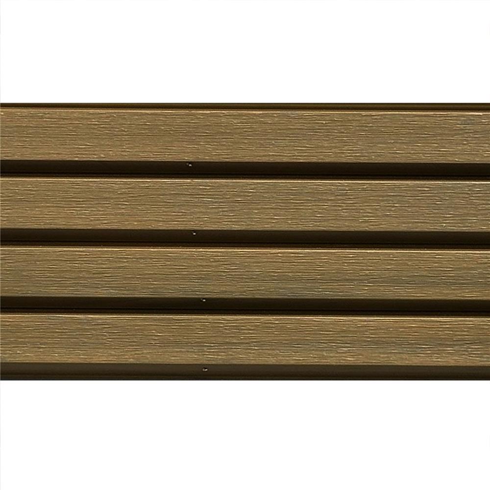 รั้วบังตาทึบ SUNSHIELD SET-B 0.6x2 ม. สีวอลนัท