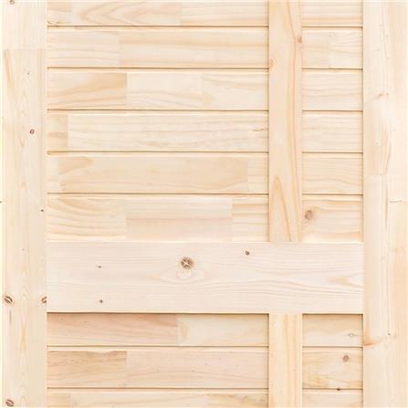 ประตูไม้สน AZLE SUPER EZERO E 80X200 ซม. สีธรรมชาติ ไม่เจาะลูกบิด_1