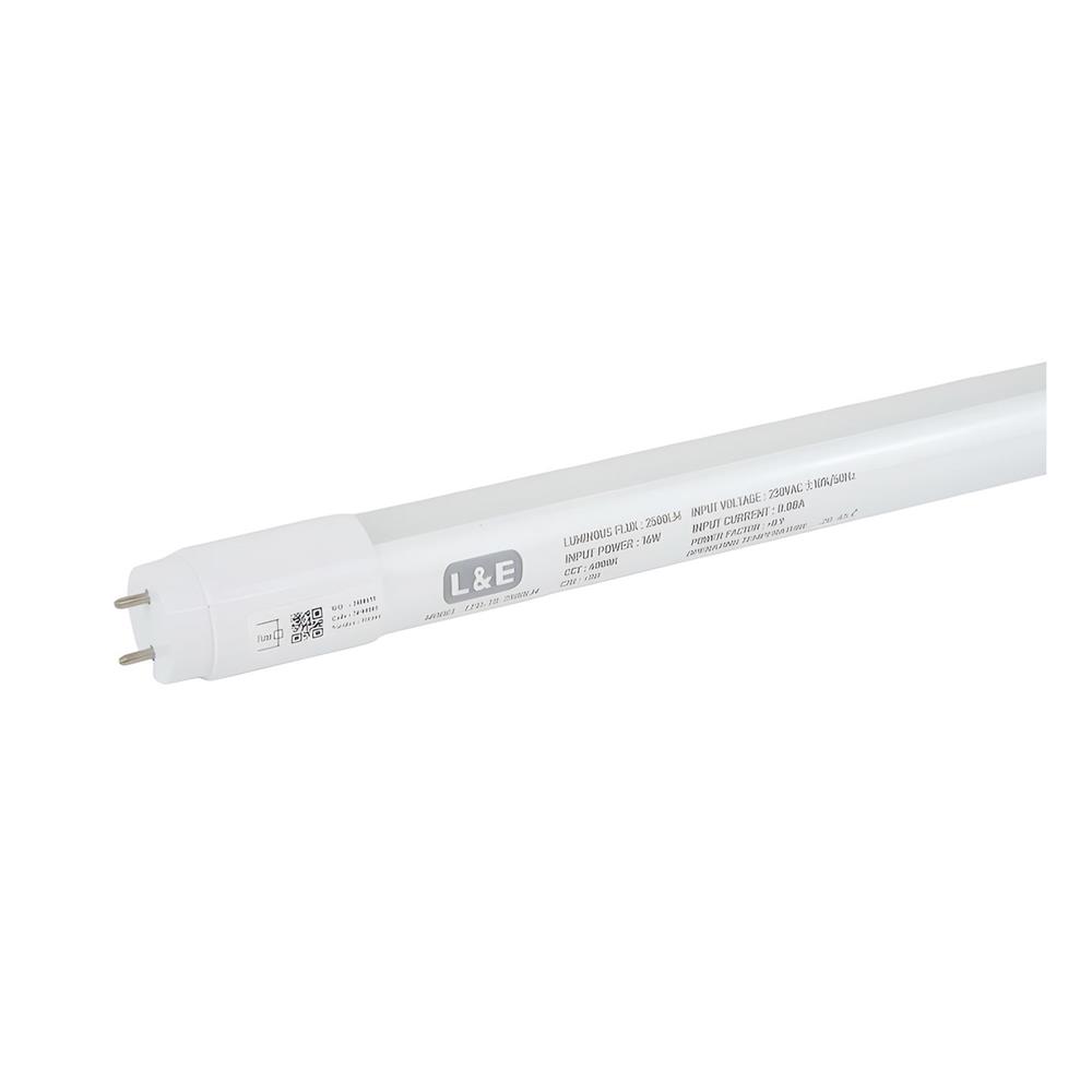 หลอด LED L&E T8 PREMIUM SE 16 วัตต์ COOL WHITE G13