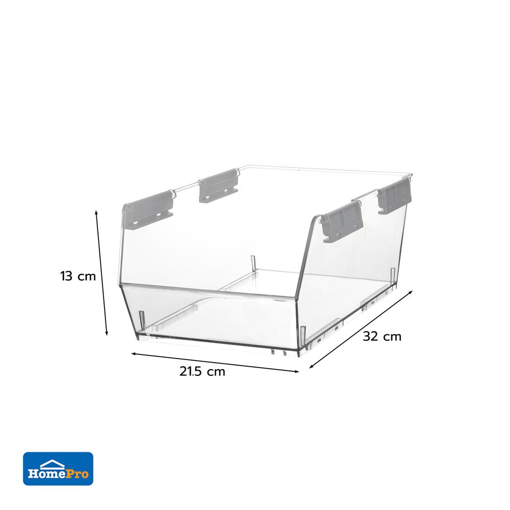 ชั้นวางของแบบใส ซ้อนได้ KECH AGLOW ขนาดใหญ่