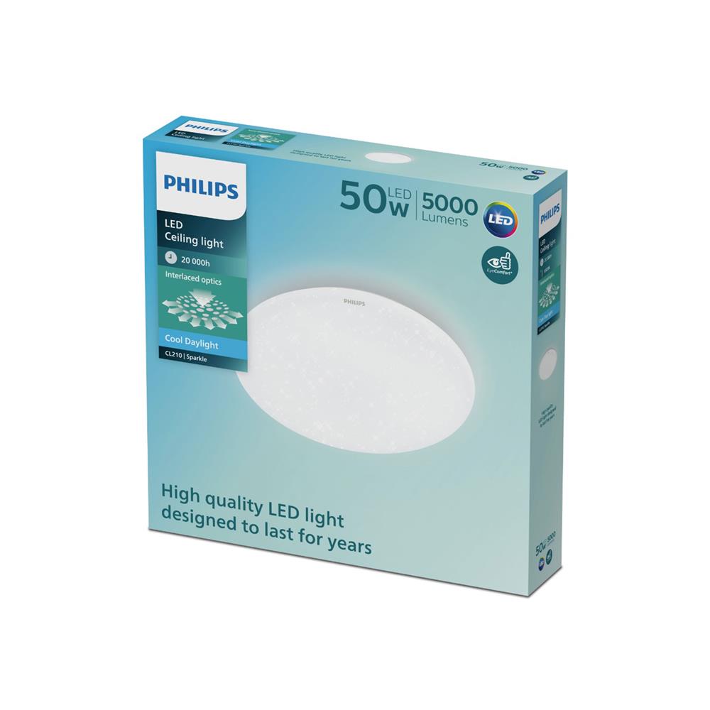 ไฟเพดาน LED PHILIPS CL210 SPARKLE 19 นิ้ว 50 วัตต์ DAYLIGHT สีขาว