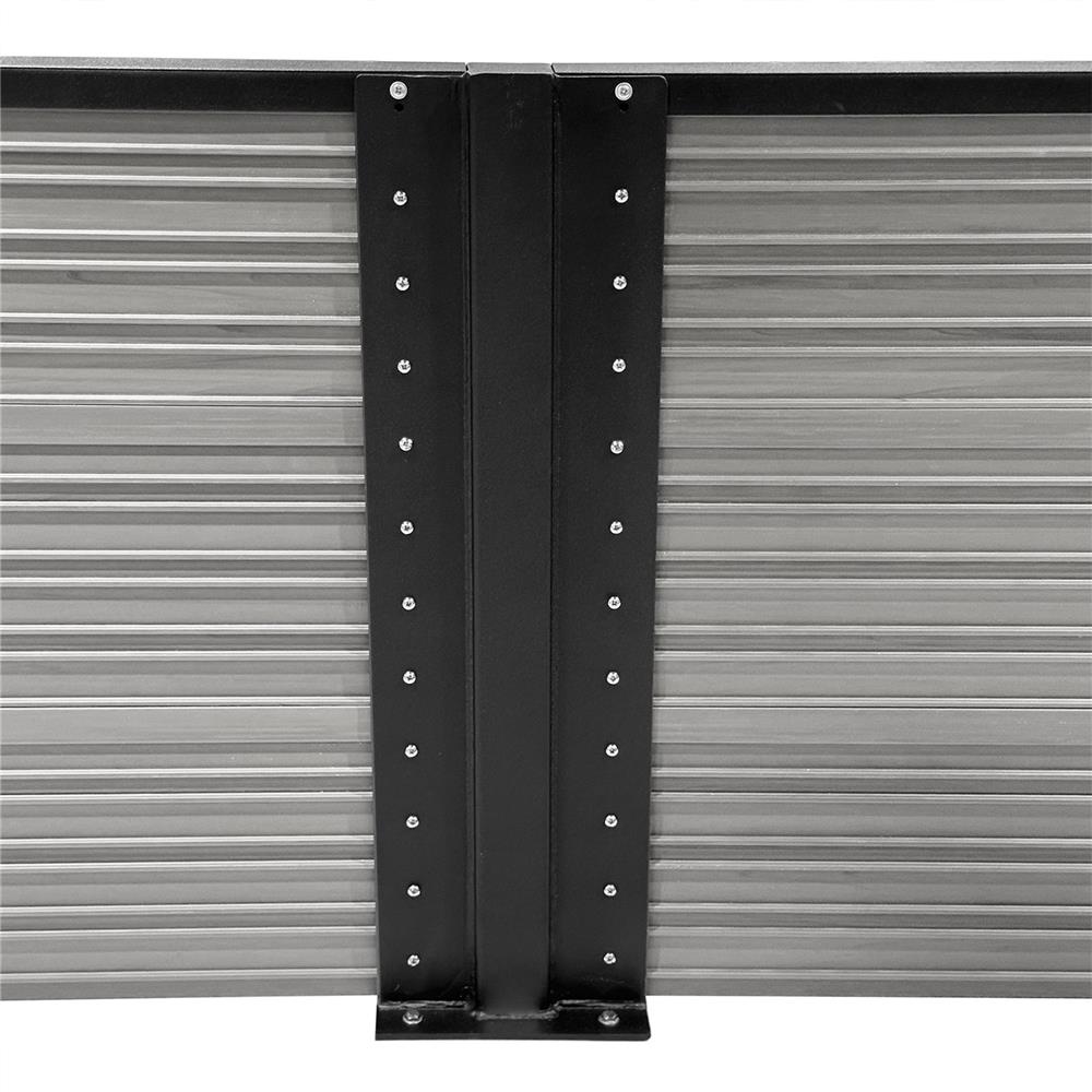 รั้วบังตาทึบ SET-B SUNSHIELD 0.6x2 ม. สีเทา