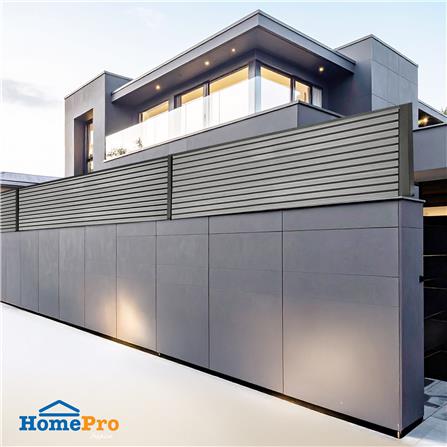 รั้วบังตาทึบ SET-B SUNSHIELD 0.6x2 ม. สีเทา_7