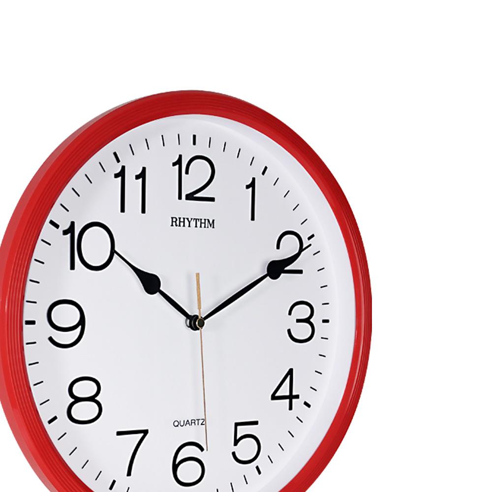 นาฬิกาแขวน RHYTHM CMG734NR01 12.5 นิ้ว สีแดง