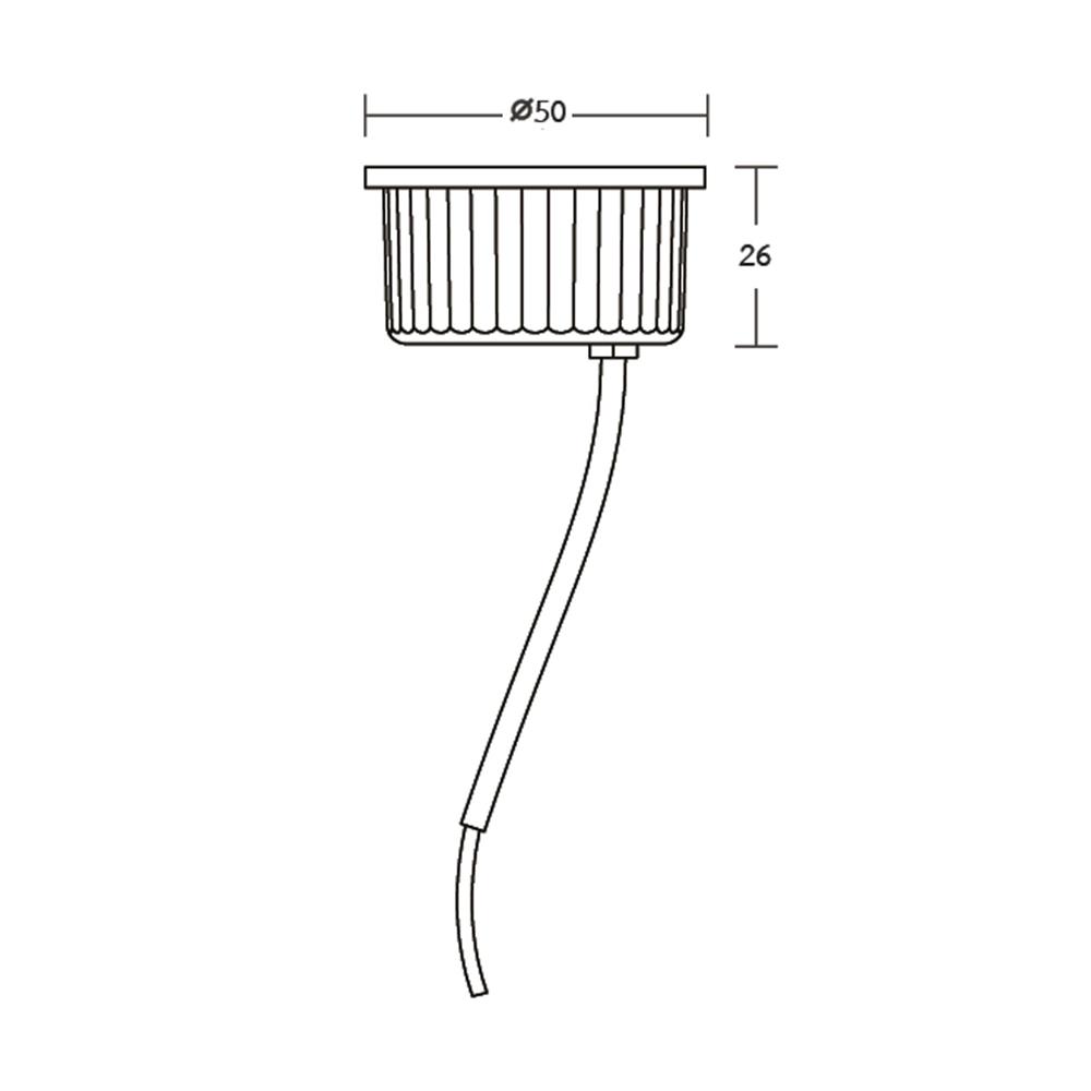 หลอด LED BEC MR16 HANA 7 วัตต์ WARM WHITE